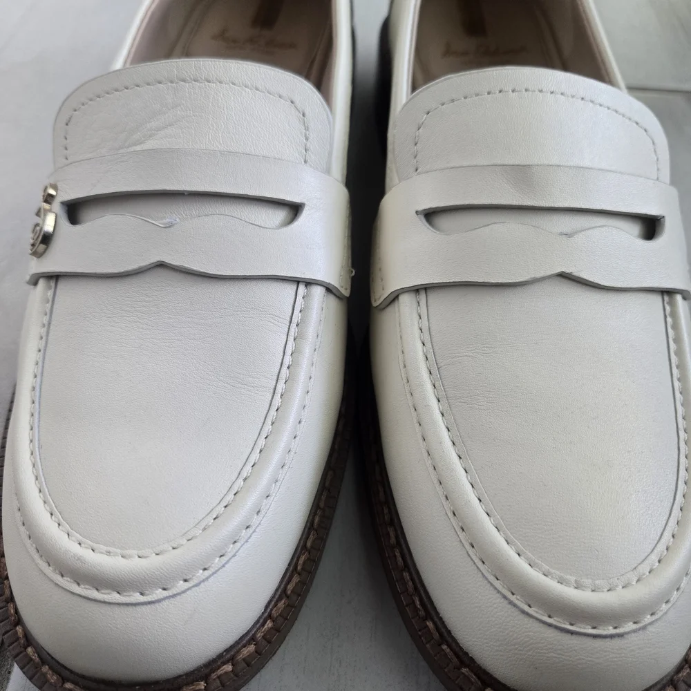 Sam Edelman Ivory Colin loafer. Size 8. - Picture 5 of 6